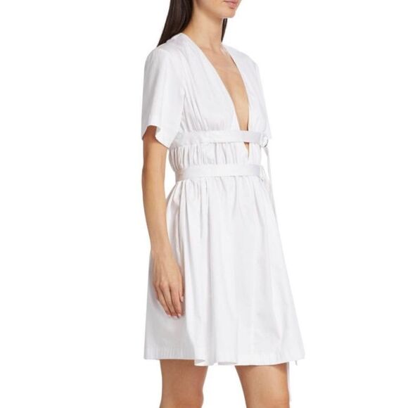 ALTUZARRA Malik Plunging D-Ring Mini Dress size 42/us size 10 - Picture 3 of 13